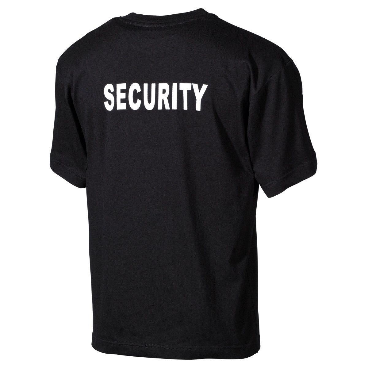 Тениска черна с надпис "Security"