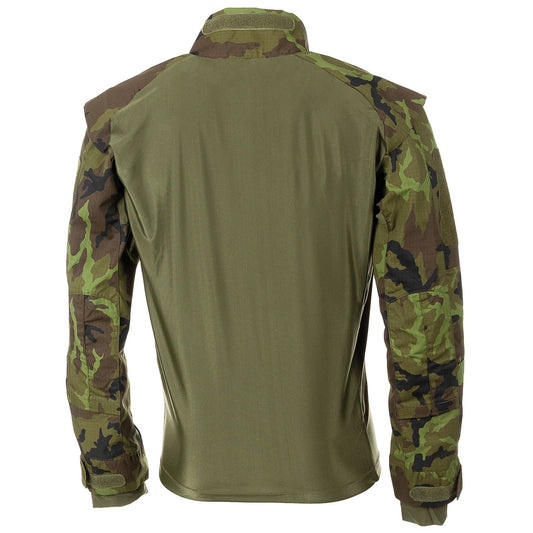 Заден изглед на блуза MARSOC Combat Shirt M95 CZ Camo с джобове за протектори.
