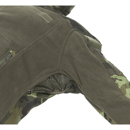 Яке полар , с подсилени гръб, рамене и лакти , модел "Combat" M 95 CZ camo