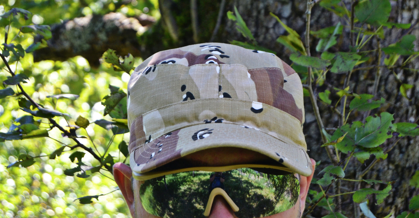 Шапка с козирка , модел , US BDU Field Cap, Rip Stop, 6 col. desert , 100% памук.