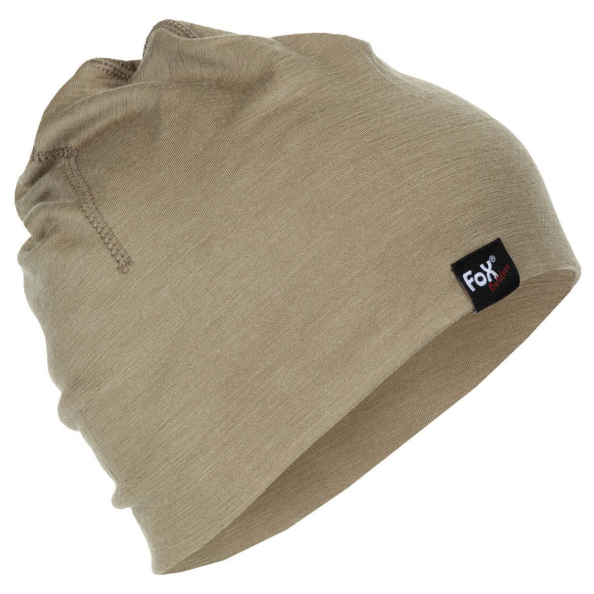 Вълнена шапка Merino Lite MFH в цвят койот от 100% мериносова вълна.