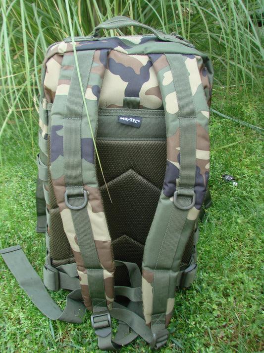 Тактическа раница MIL-TEC Assault I Large, 36L, Woodland - Код 14002220