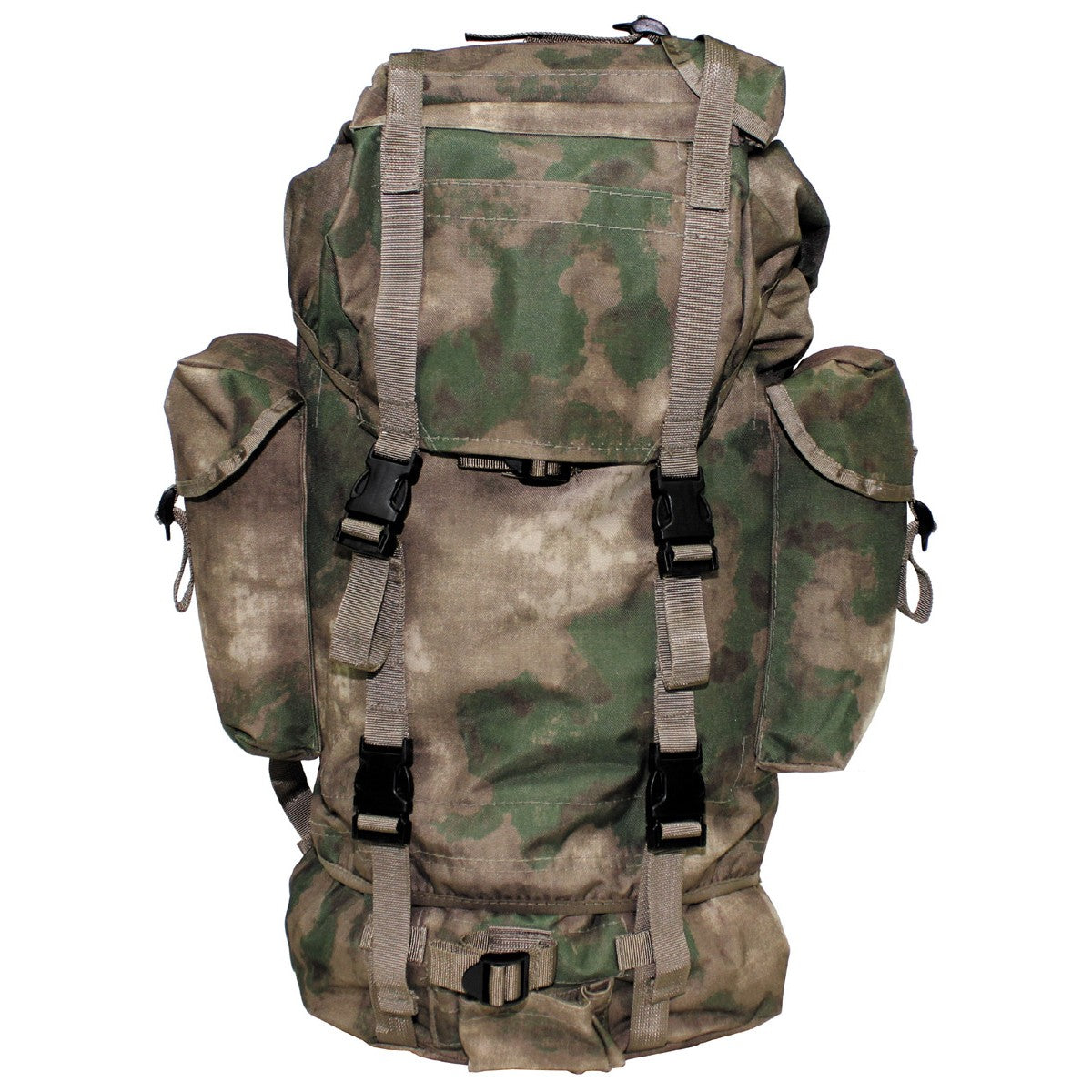 Раница туристическа , 65л , с двойно дъно , камуфлаж'' HDT camo green''