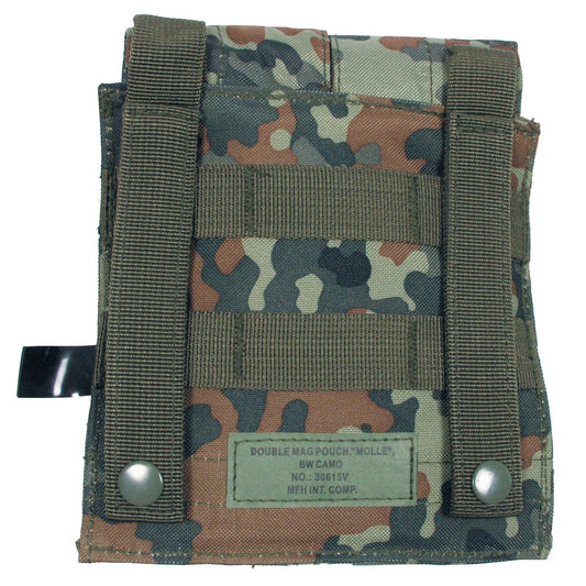 Тактически калъф за муниции , двоен , "MOLLE BW camo''