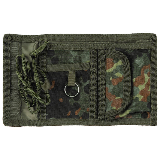 BW портфейл, flecktarn