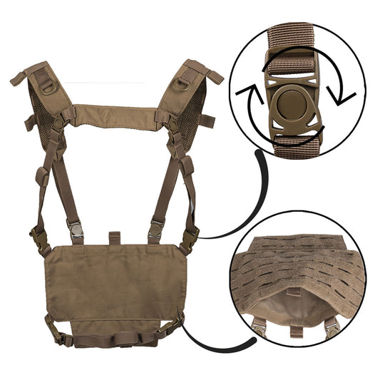 Колан тактически Mil-tec Lightweight Chest Rig, dark coyote