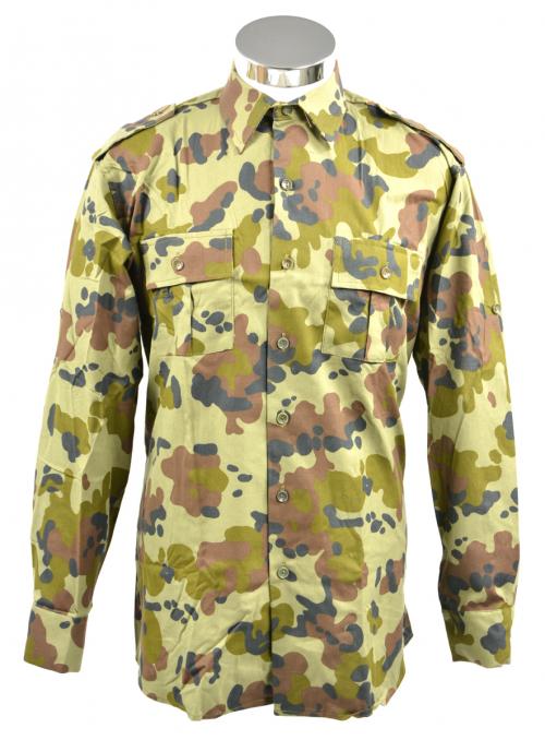 Военна риза с дълъг ръкав Mozaic Camo от румънската армия - преден изглед.