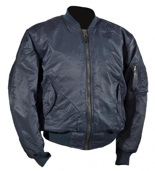 Яке пилотско , модел '' бомбър'' , МА-1 , цвят '' NAVY BLUE ''.