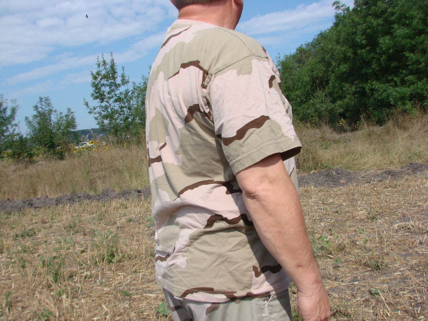 Камуфлажна тениска , '' classic-style, 3 colour desert''