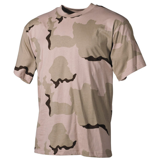 Камуфлажна тениска , '' classic-style, 3 colour desert''