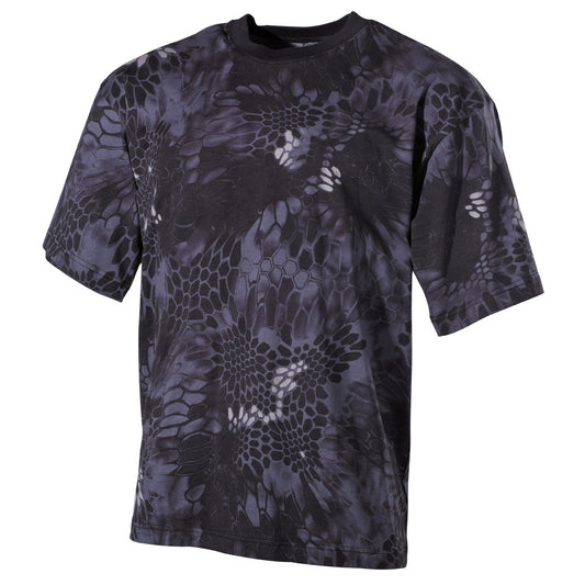 Тениска , камуфлажна , модел'' classic-style, snake black''.