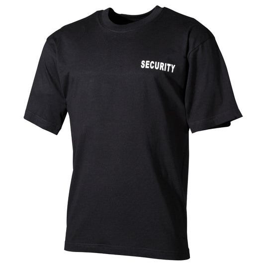 Тениска черна с надпис  "Security"