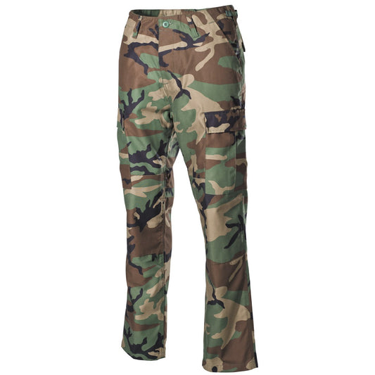 Панталон тактически US Combat Pants, BDU цвят  '' уудланд-камо'' с подсилени колене и дъно
