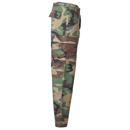 Панталон тактически US Combat Pants, BDU цвят  '' уудланд-камо'' с подсилени колене и дъно