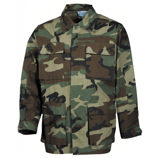 Риза , тактическа , US BDU Field Jacket, Rip Stop, woodland