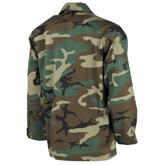 Риза , тактическа , US BDU Field Jacket, Rip Stop, woodland