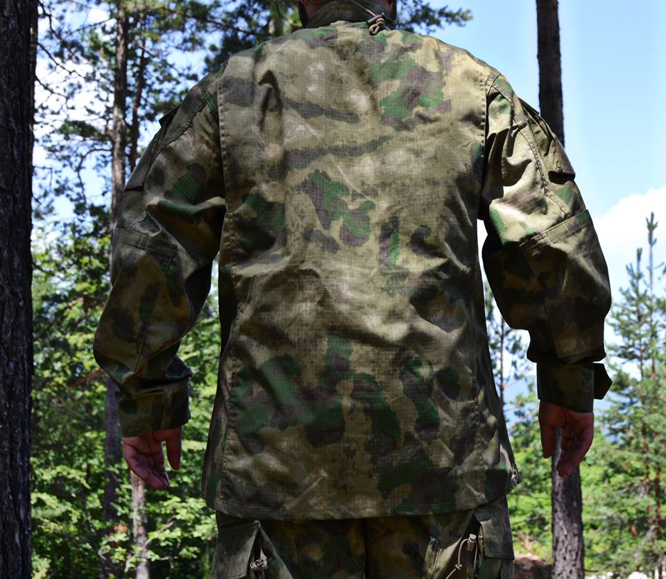 Риза-яке , камуфлажна , рип-стоп , 100% памук, HDT camo green