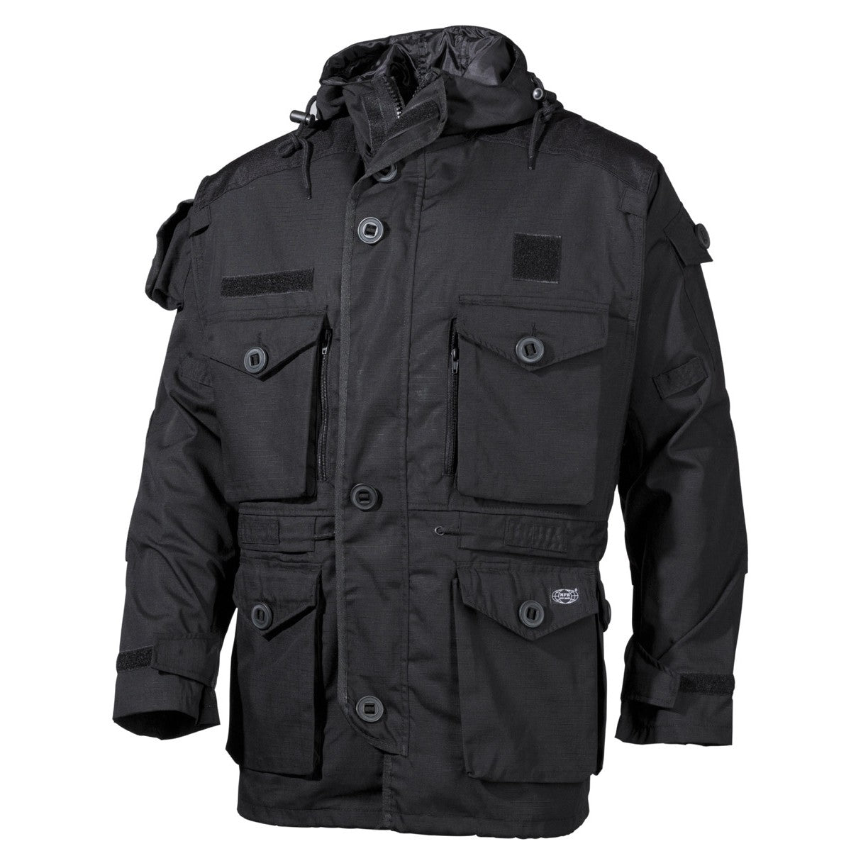 Командо шуба , модел  "Smock",цвят черен