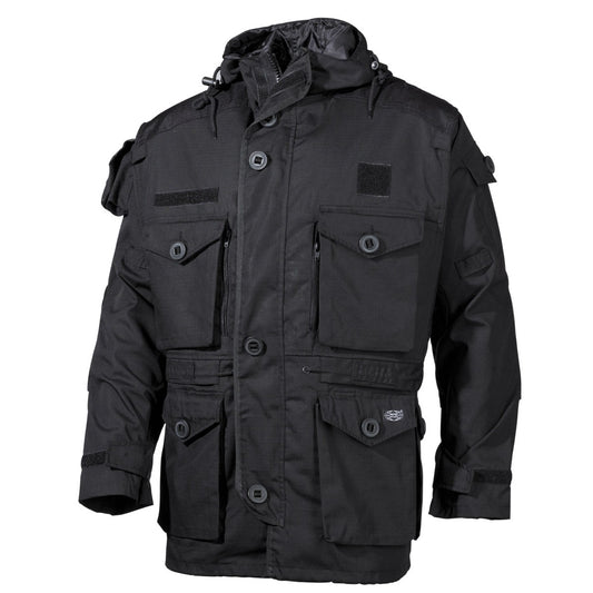 Командо шуба , модел  "Smock",цвят черен
