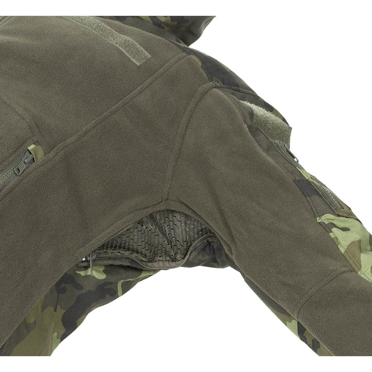 Яке полар , с подсилени гръб, рамене и лакти , модел  "Combat"  M 95 CZ camo