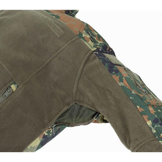 Яке полар , с подсилени гръб, рамене и лакти , модел  "Combat" BW camo