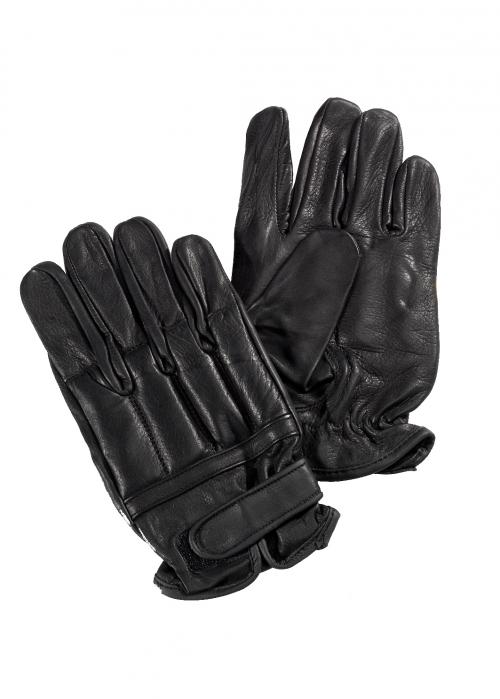 ТАКТИЧЕСКИ ЧЕРНИ КОЖЕНИ РЪКАВИЦИ ´DEFENDER´ FINGER