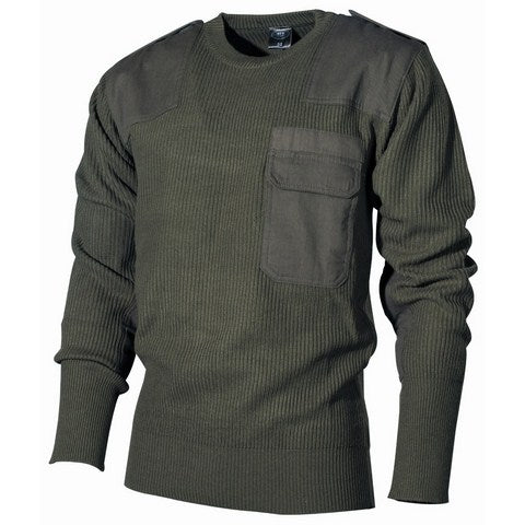 BW пуловер, '' OD green'', 100% акрил