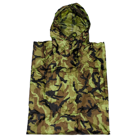 Дъждобран  US Poncho   Rip Stop   M 95 CZ camo   размер  144 x 223 cm
