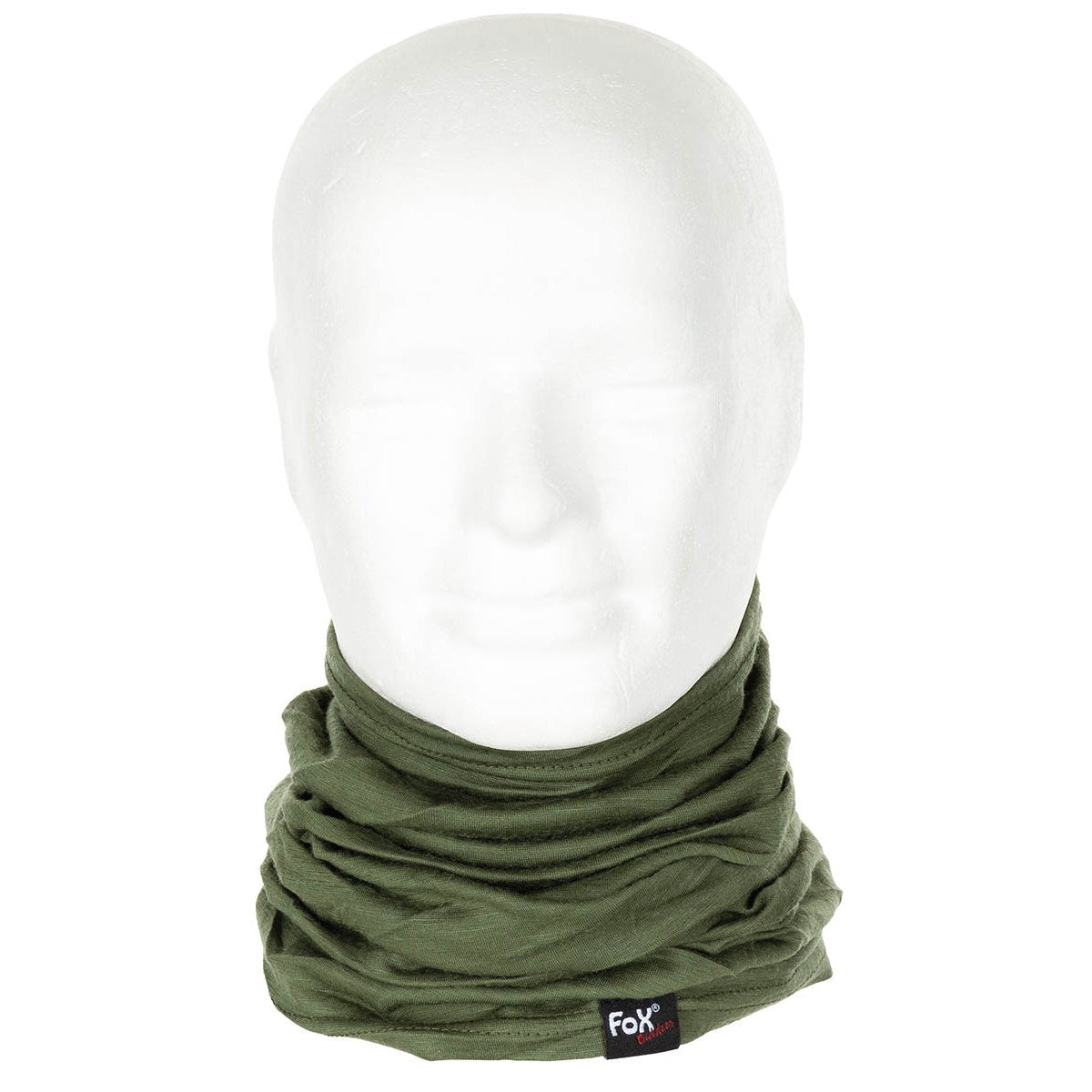 Шал тръбен многофункционален , "Merino Lite", OD green