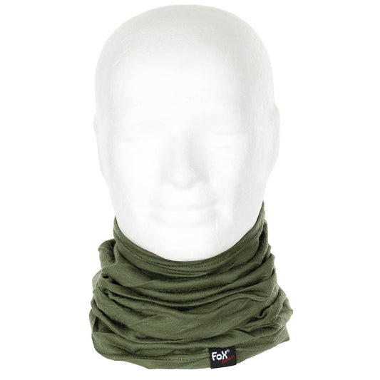 Шал тръбен многофункционален , "Merino Lite", OD green