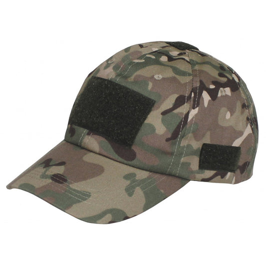 Шапка с козирка , модел  , Operations Cap, with velcro, one size fits all,  operation camo    , 65% памук , 35% полиестер.
