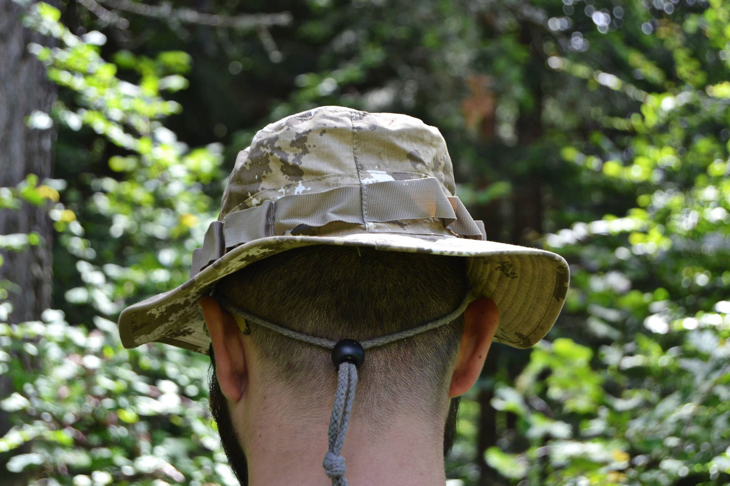 Камуфлажна шапка , '' US GI Bush Hat, Rip Stop, chin strap, vegetato desert''