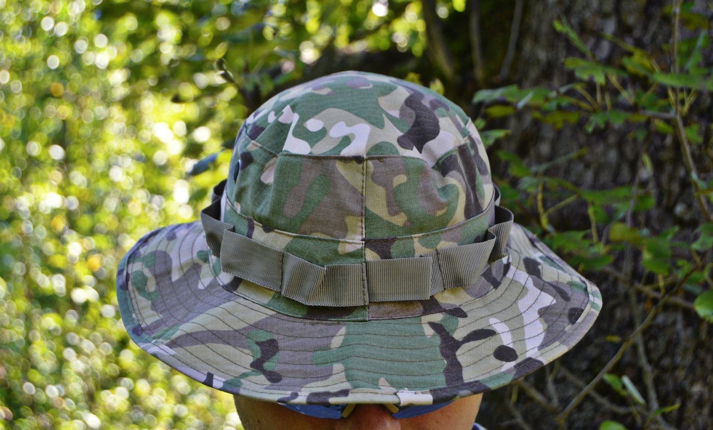Шапка ''БУШ'' , камуфлаж '' operation camo'', с мека периферия , 100% памук , рип стоп .