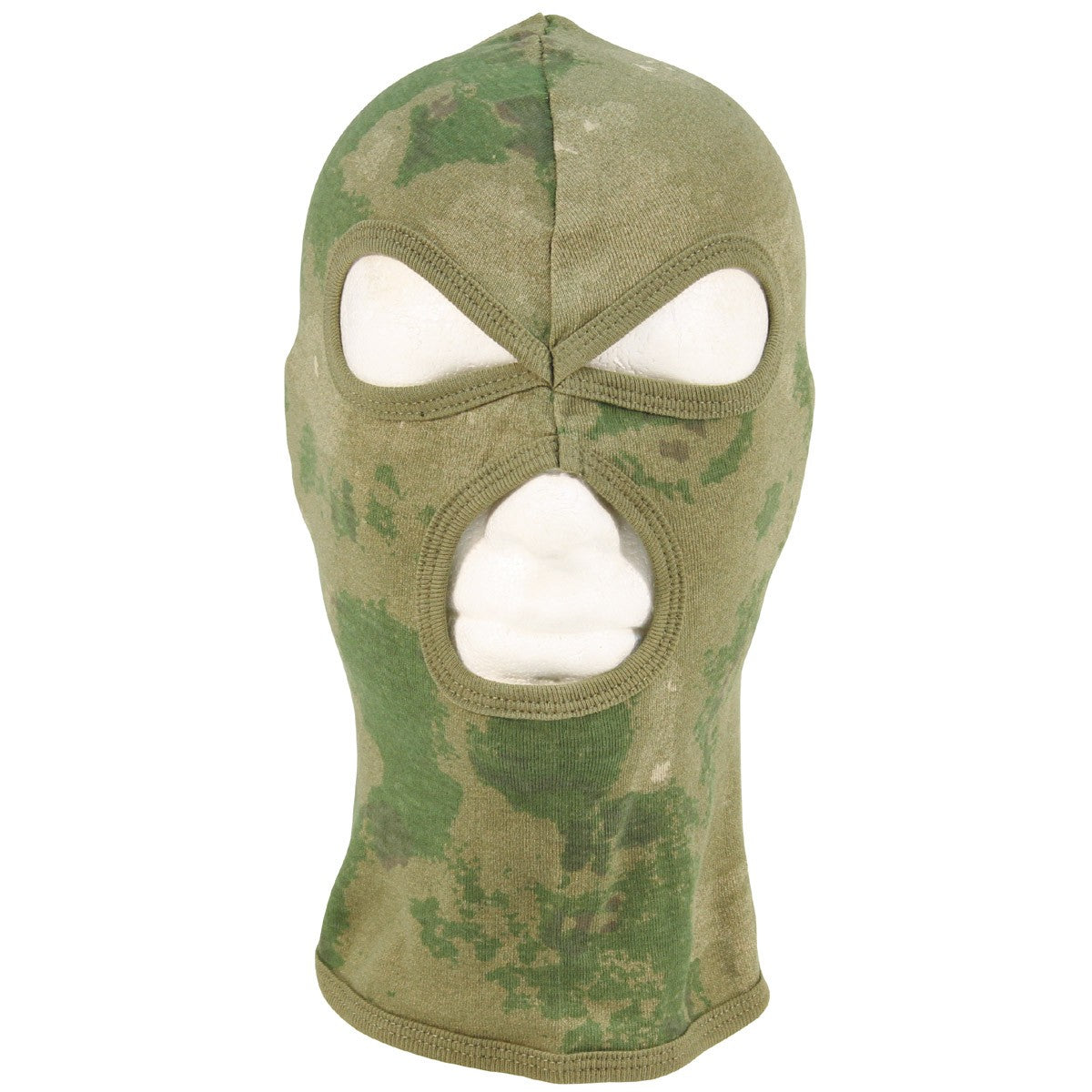 Маска за лице с  три отвора   цвят    HDT camo green  100 процента  памук