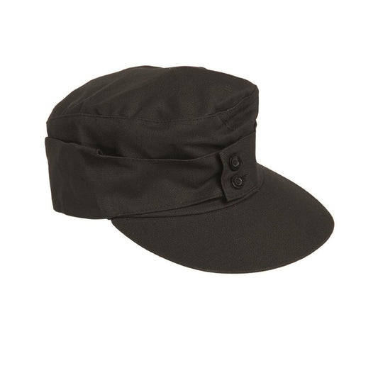 Немска военна полева шапка с наушници'' M43 moleskin field cap german army WW2 '' цвят черен