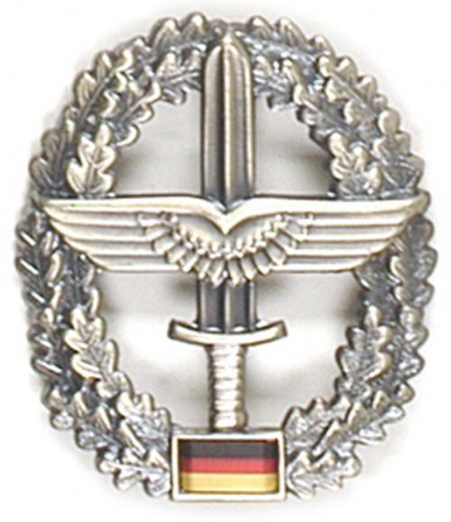 Отличителен знак за барета ´HEERESFLIEGER´    немска армия метален