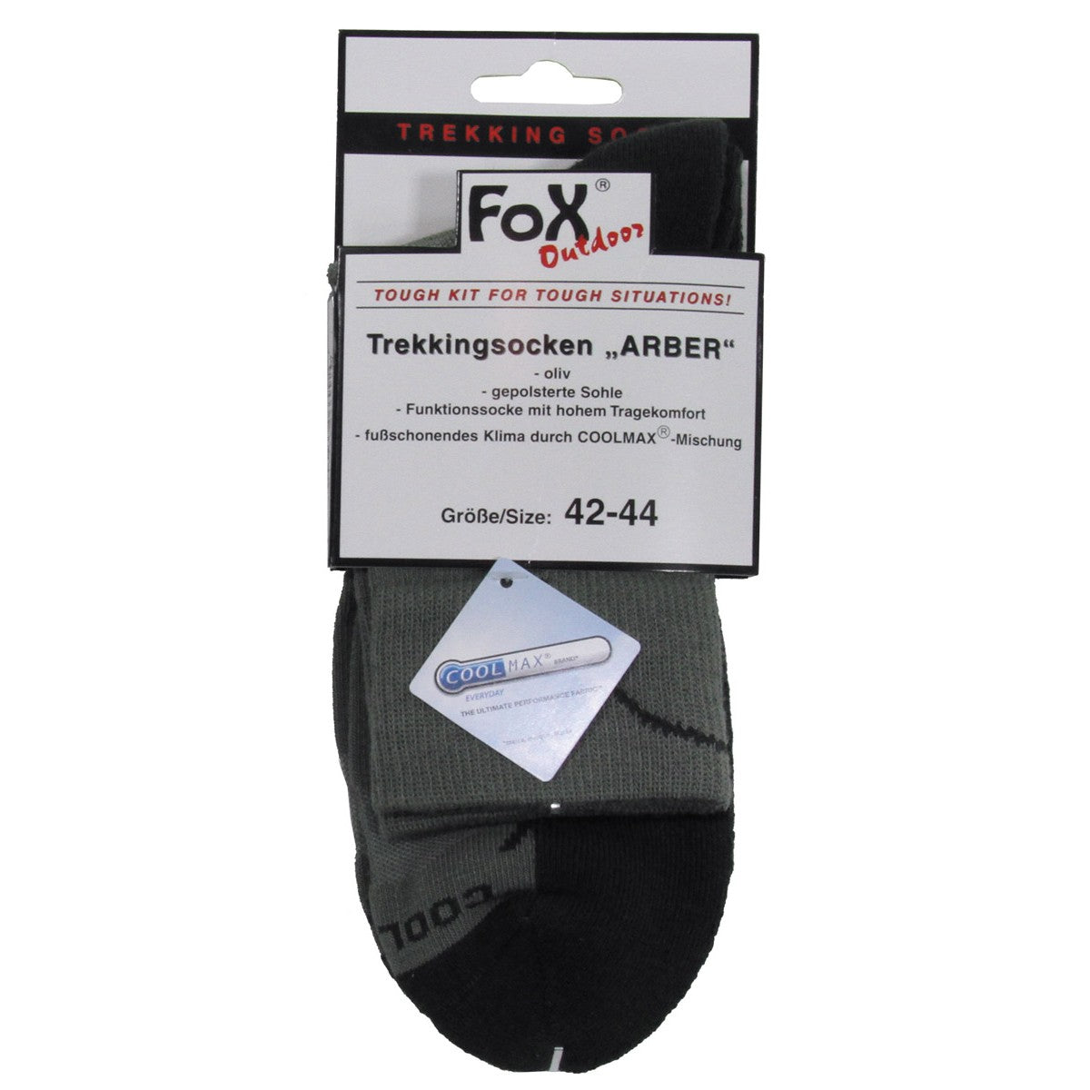 Трекинг Чорапи Max Fuchs „Arber“ OD Green (13413) | COOLMAX®