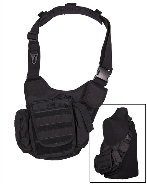 Чанта тактическа многофункционална BLACK SLING MIL-TEC