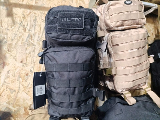 Тактическа раница , модел "Assault I  small" , 20л , Мил тек , черна