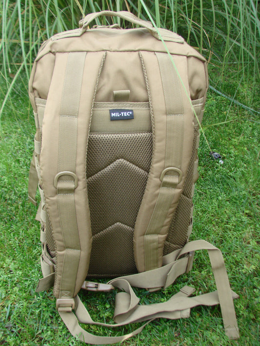 Тактическа раница MIL-TEC Assault I Large, 36L, Цвят Койот - Код 14002205