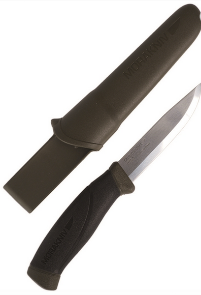 Нож МОРА  '' S/steel - Swedish''  армейски вариант