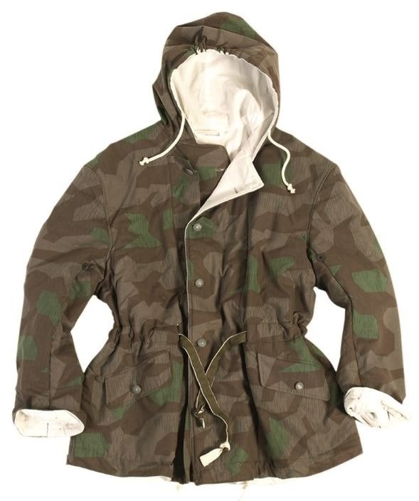 Германско реверсивно яке от Втората световна война'' Splinter Camo '' - репро