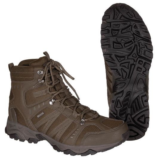 Кафяви тактически обувки Max Fuchs Tactical с водоустойчива HBR мембрана 18833N shturm.eu