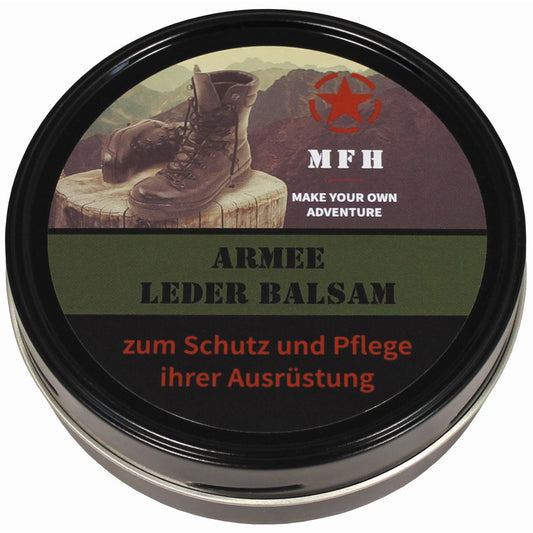 Армейски балсам за кожа MFH (Army) – безцветен, 150 мл