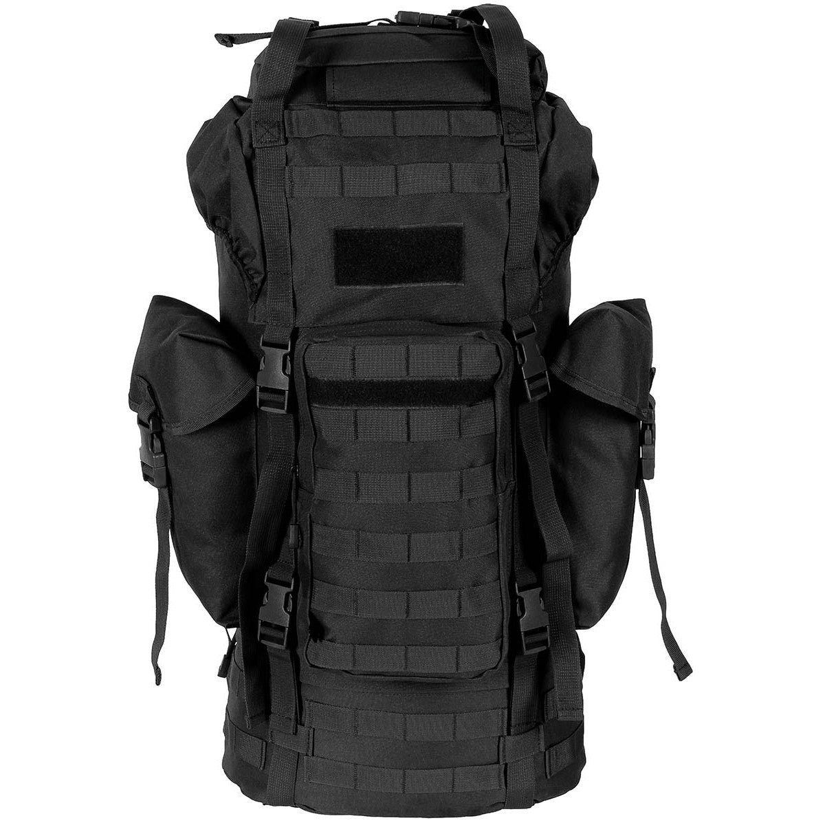 Военна раница Max Fuchs BW Combat "MOLLE", 65L, Алуминиева рамка, Черна (30250A)