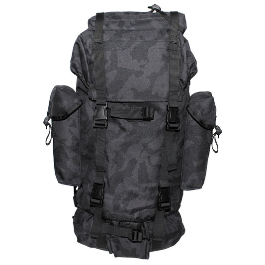 Раница туристическа , 65л , с двойно дъно , камуфлаж '' night camo''