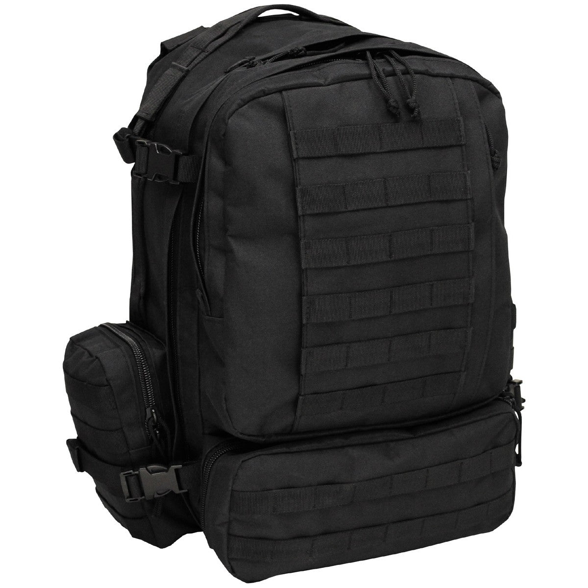 Модулна тактическа раница Max Fuchs "Tactical-Modular", 45L, Черна (30265A)