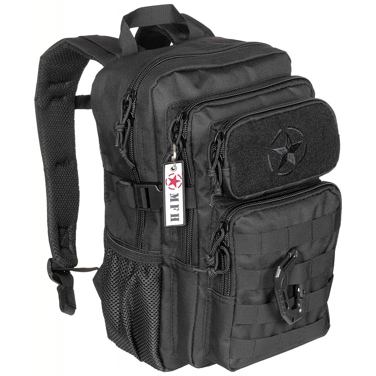 Детска тактическа раница Max Fuchs Assault "Youngster", 15L, Черна (30330A)