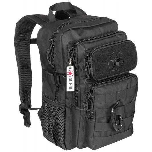 Детска тактическа раница Max Fuchs Assault "Youngster", 15L, Черна (30330A)