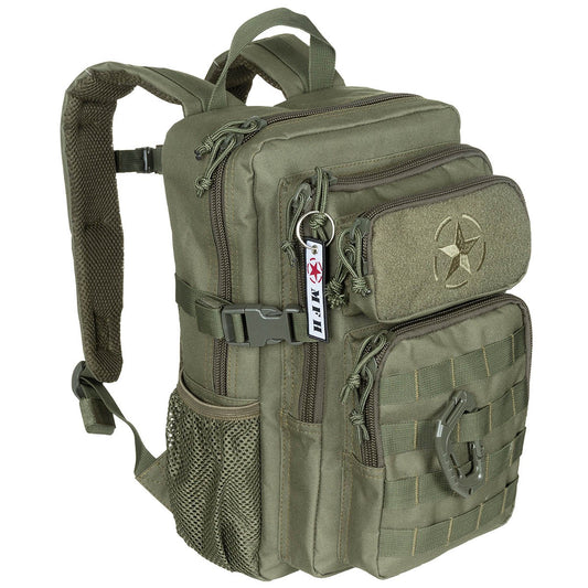Детска тактическа раница Max Fuchs Assault "Youngster", 15L, Зелена (30330B)